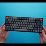 Top view of 75 keyboard layout